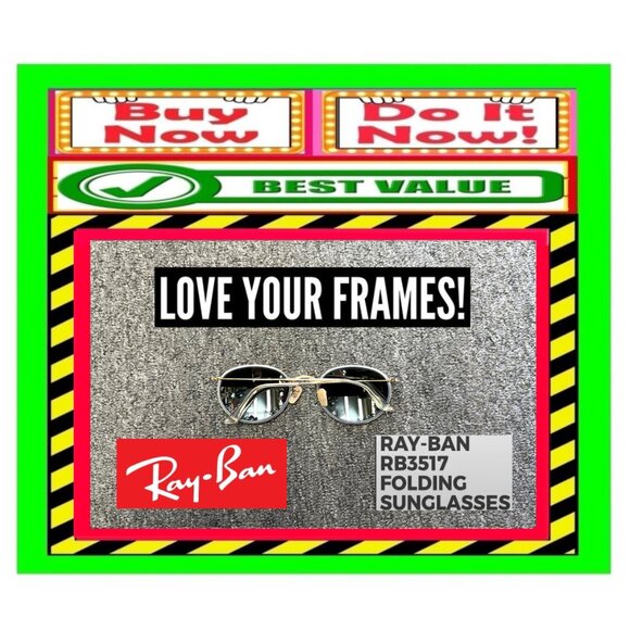 ✅🆕🚨🔴🌸S🌸A🌸L🌸E🌸🌠🔴📢RAY BAN Fold SUNGLASSES Unisex EYEWEAR🟢BUY NOW📲💸🟢 - Picture 9 of 16